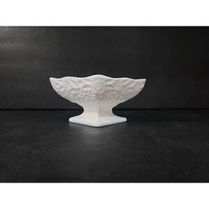 Indiana Glass Co. Planter, Vintage Pineapple Vase, Diamond Milk‎ Glass, Planter